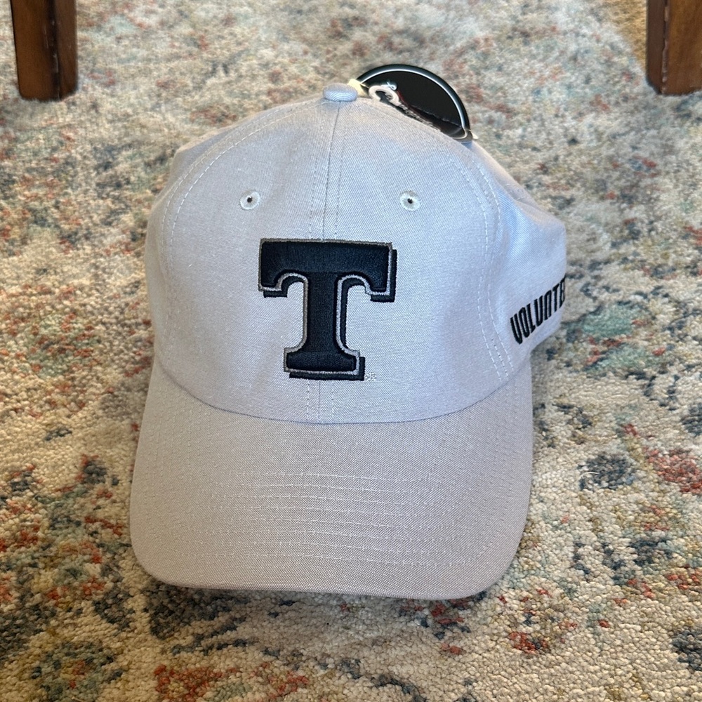 TN Vols Light Gray Cap with Black Lettering